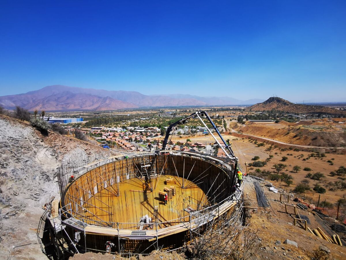 Obra de construcción ejecutada por Terranova en la zona de Concepción